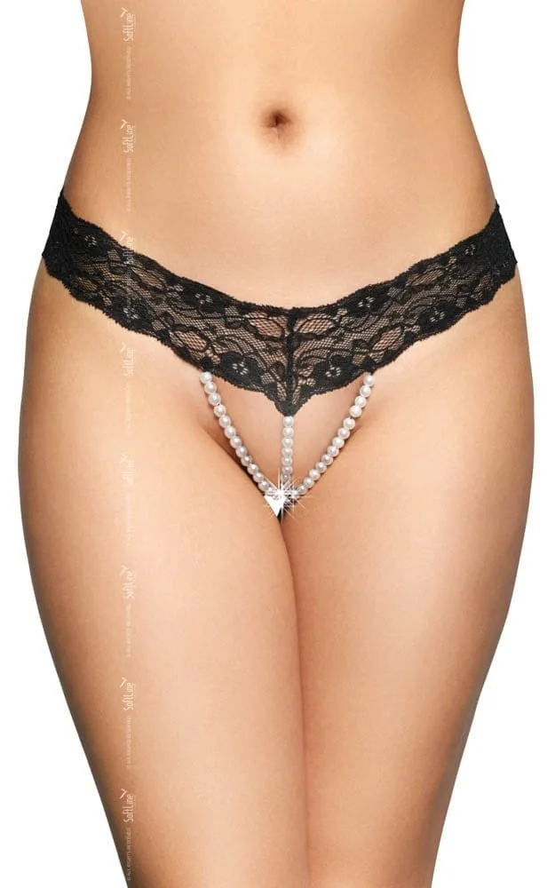 Softline fekete tanga – elegáns és kényelmes női alsó M/L