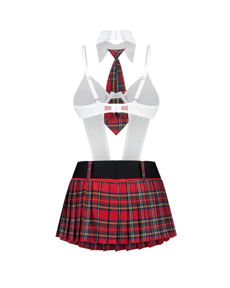 College Girl 5 részes jelmez szett – csábos diáklány kosztüm L/XL
