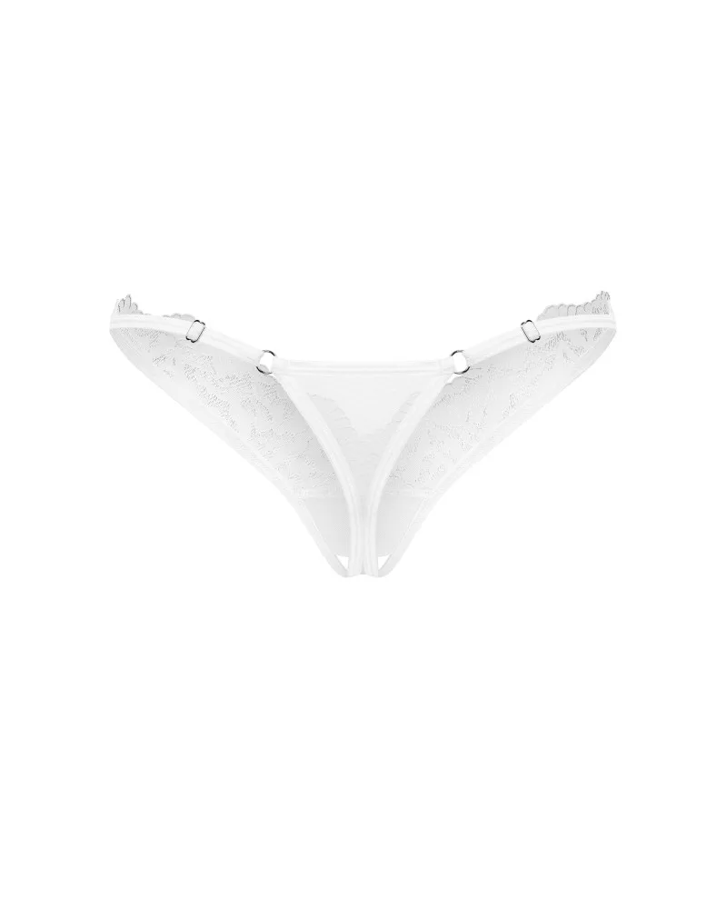 Obsessive Arrowel fehér áttört tanga – merész és nőies S/M