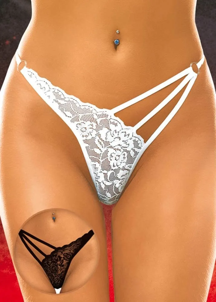Softline fekete string tanga – kecses és merész nőiesség M/L