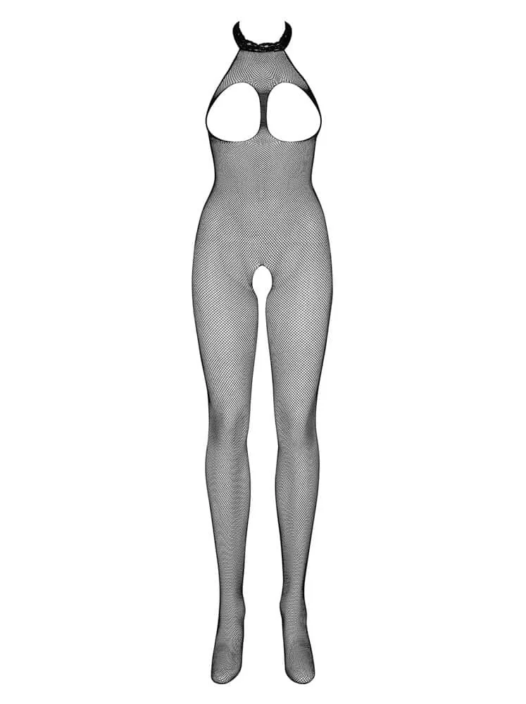 Obsessive N101 fekete bodystocking – titokzatos cicaruha S/M/L