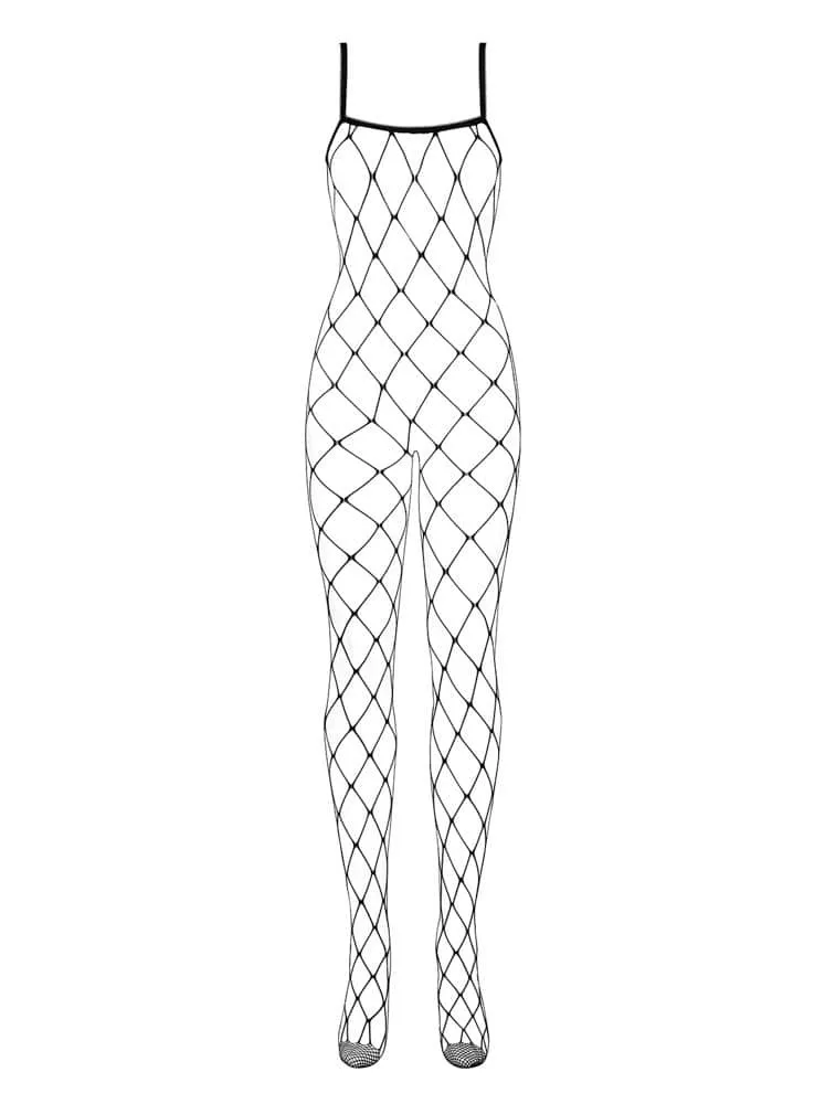 Obsessive N102 fekete bodystocking – testhezálló csipkés cicaruha