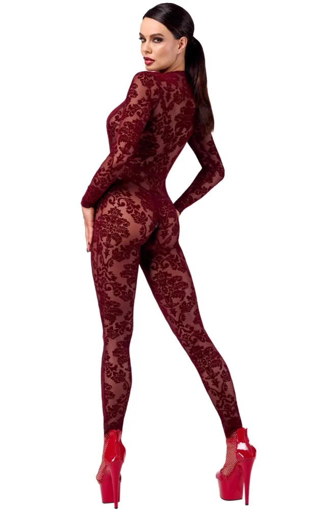 Noir Handmade Kink Royal bordó cicaruha – L méret