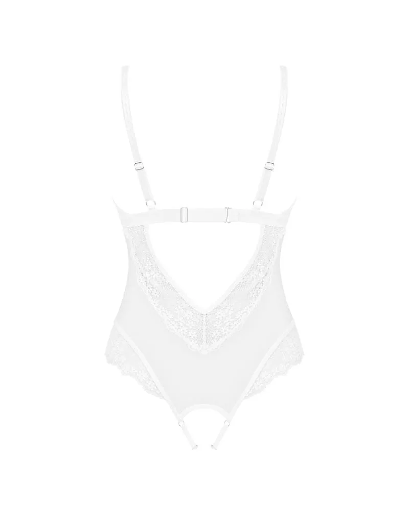 Obsessive Heavenlly nyitott body – érzéki csipkés teddy XS/S