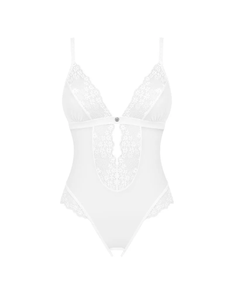 Obsessive Heavenlly nyitott body – érzéki csipkés teddy XS/S