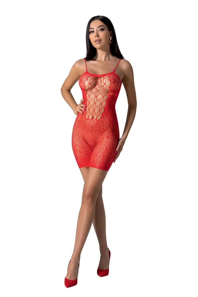 Passion BS096 piros body – szenvedélyes és elegáns egyrészes