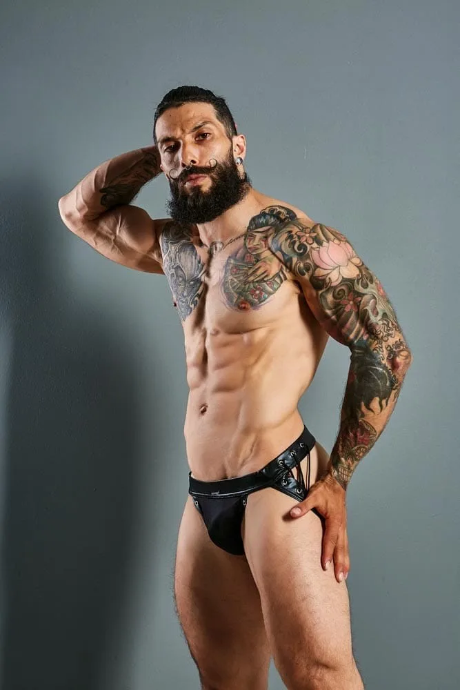 Cut4Men Desire Jockstrap – Merész fekete férfi alsó