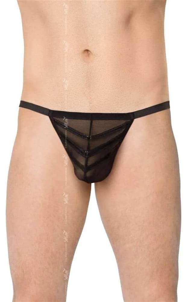 Softline férfi tanga – elegáns fekete, kényelmes viselet