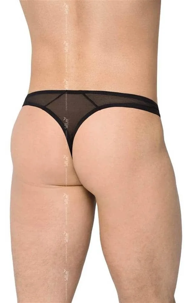 Softline férfi alsónadrág – elegáns fekete brief XL méretben