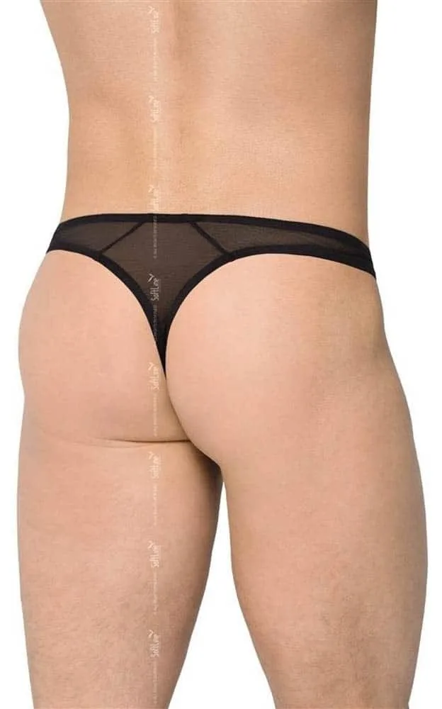 Softline férfi alsónadrág – elegáns fekete bugyi XL méretben