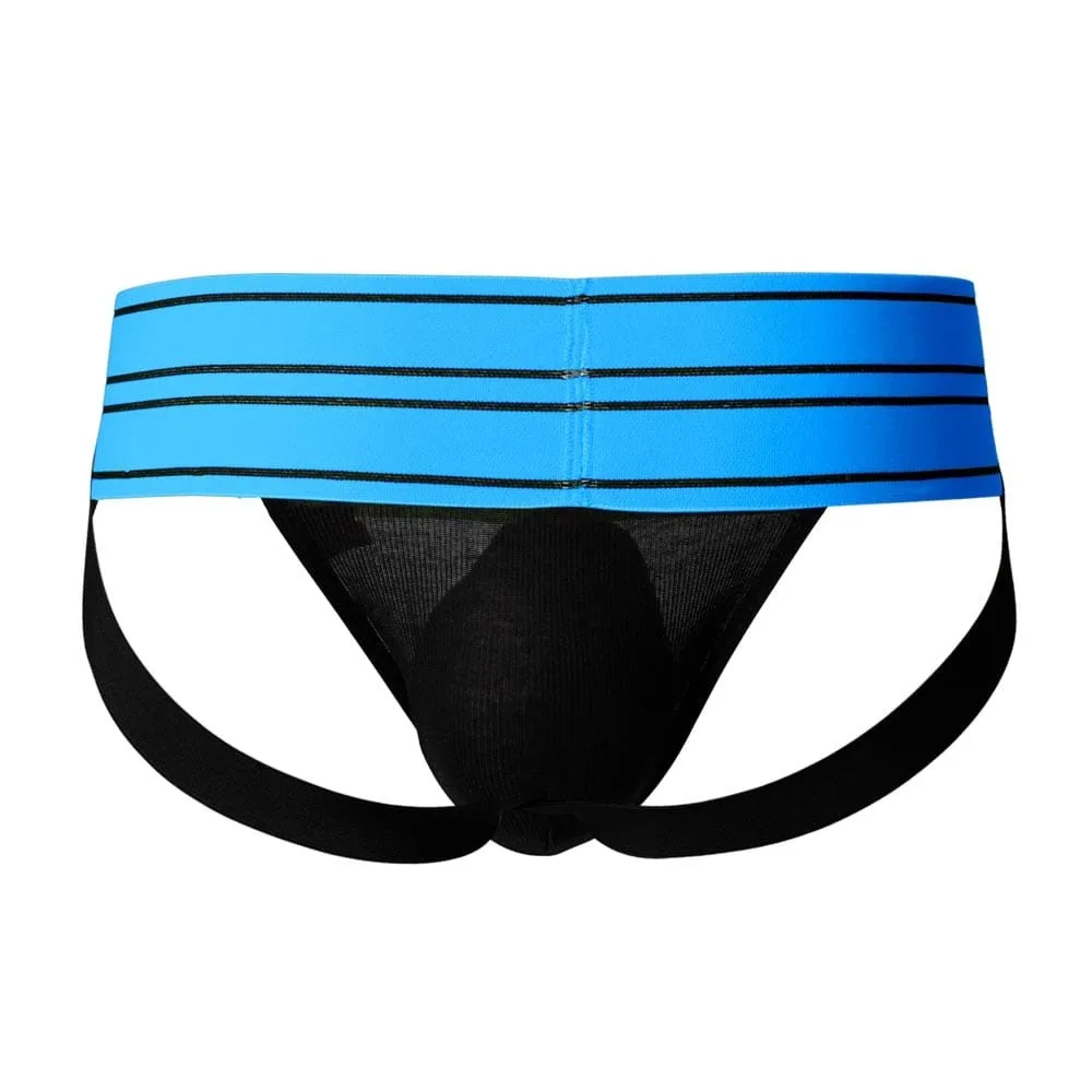 Cut4Men Rugby Jockstrap – elektromos kék férfi alsó