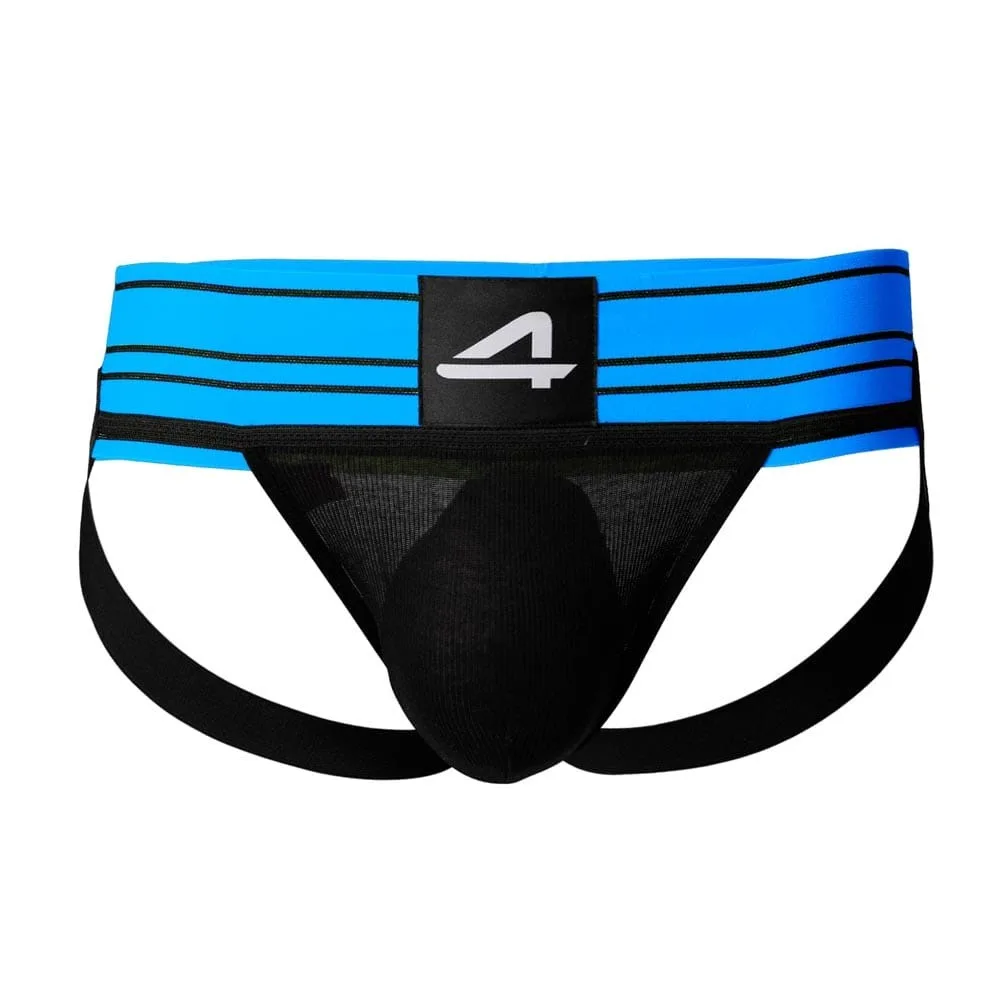 Cut4Men Rugby Jockstrap – elektromos kék férfi alsó