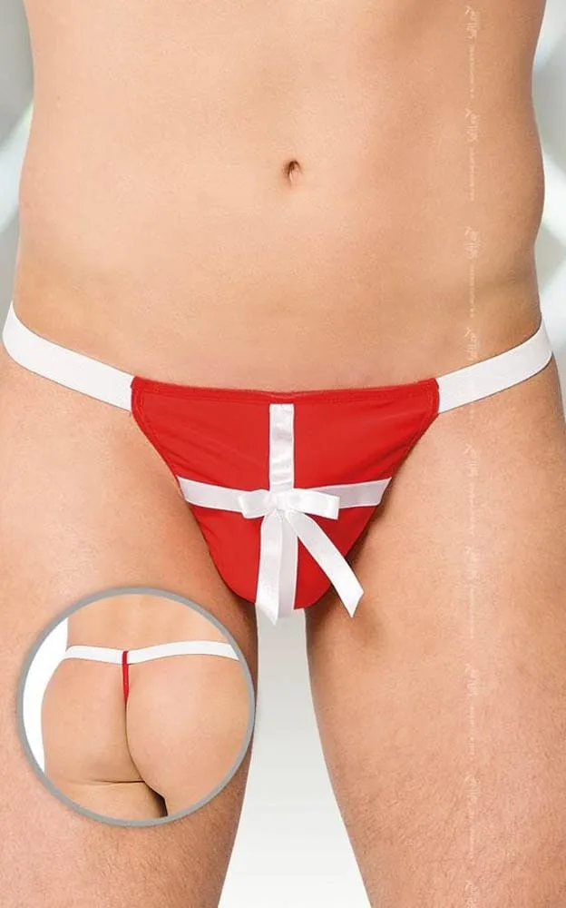 Softline férfi tanga – merész piros bugyi elegáns eleganciával