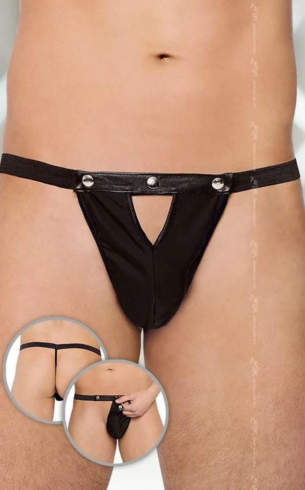 Softline férfi tanga – elegáns fekete alsónemű S-L méretben