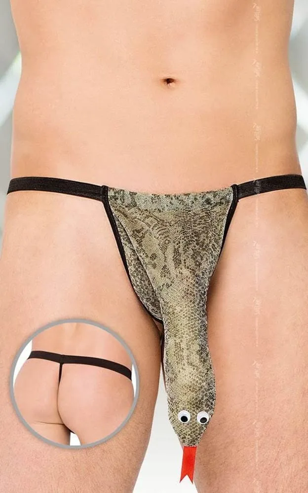 Softline férfi tanga – elegáns szürke design, kényelmes viselet