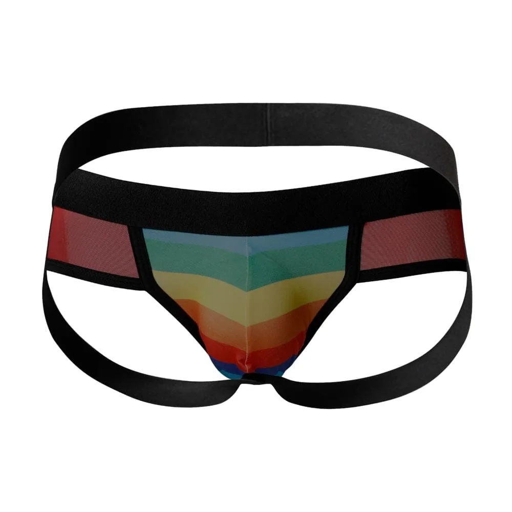 Cut4Men Szivárvány Jockstrap – Merész és Stílusos Férfi Alsó XL