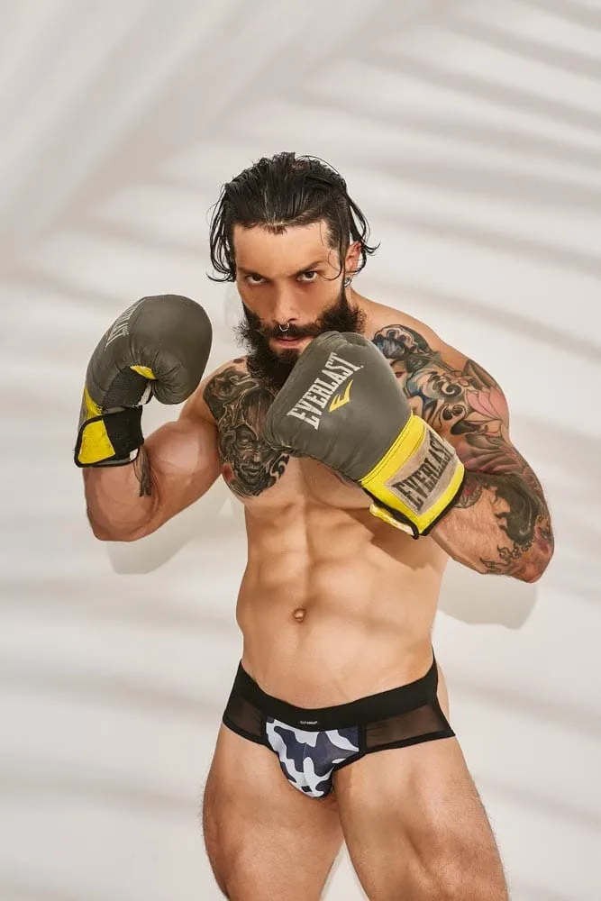 Cut4Men Mixed Jockstrap – Shadow Camo férfi alsó, L méret