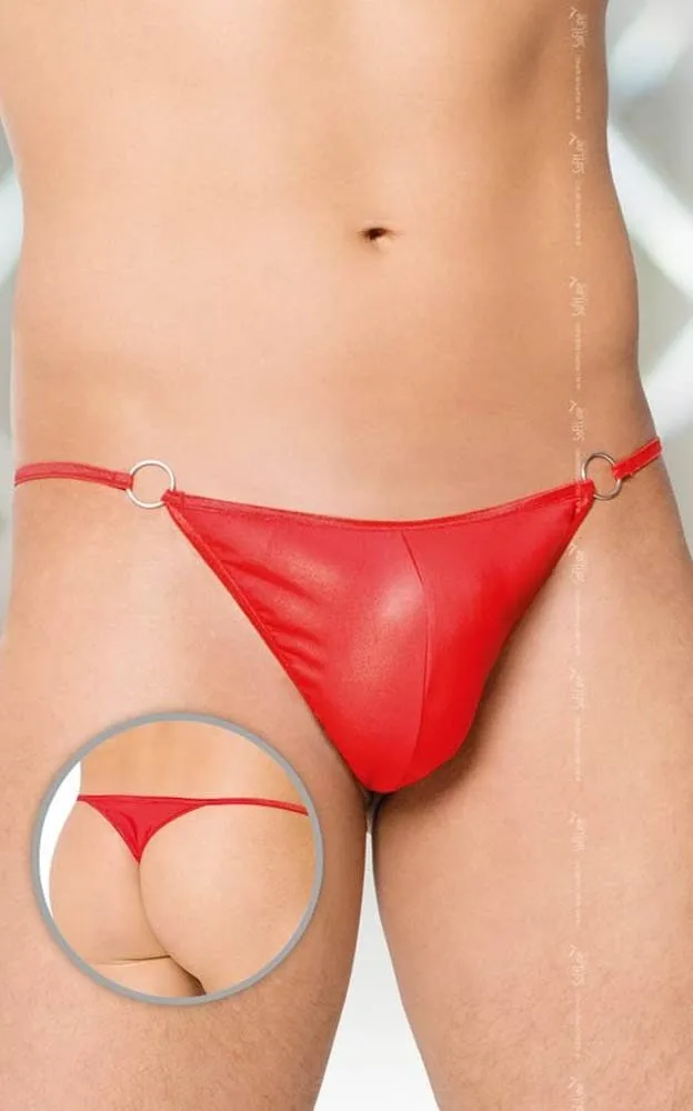 Softline Thong 4420 férfi tanga – merész piros, S/L méret