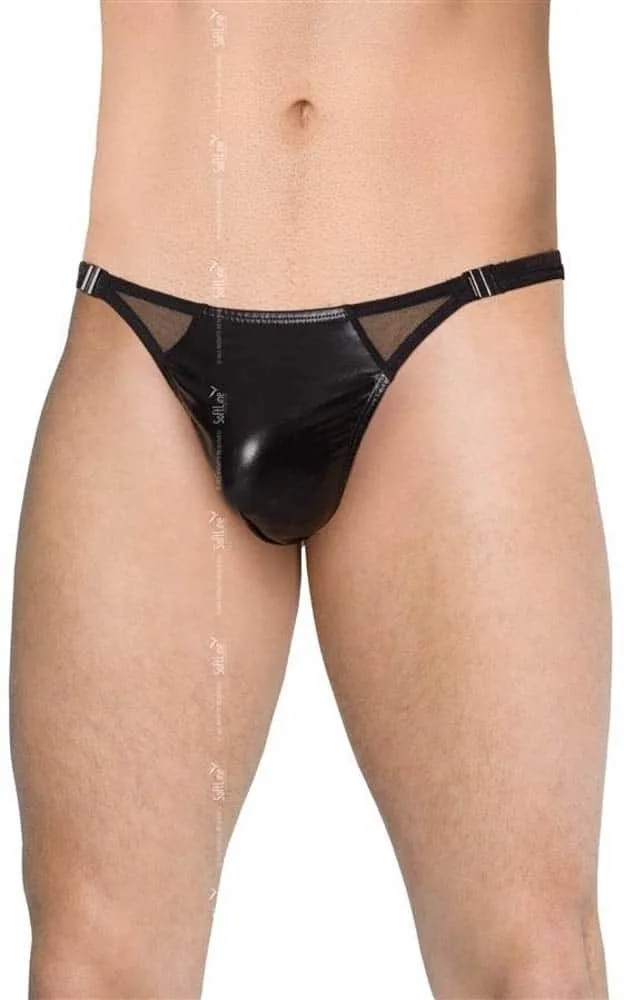 Softline férfi alsó – elegáns fekete slip M/L méretben