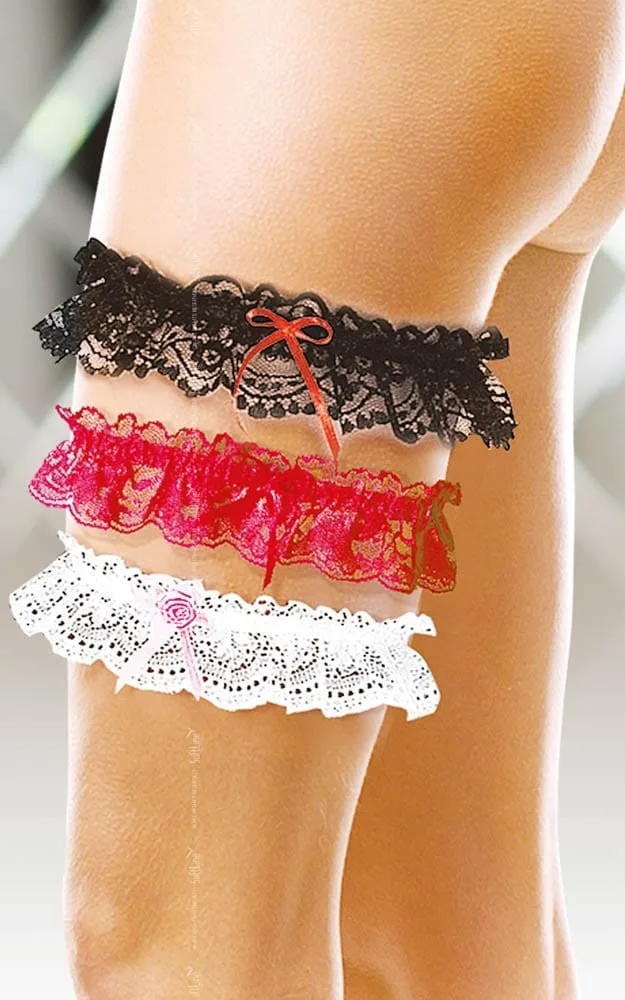 Softline Garter 7401 fehér harisnyatartó övecske – S/L méret