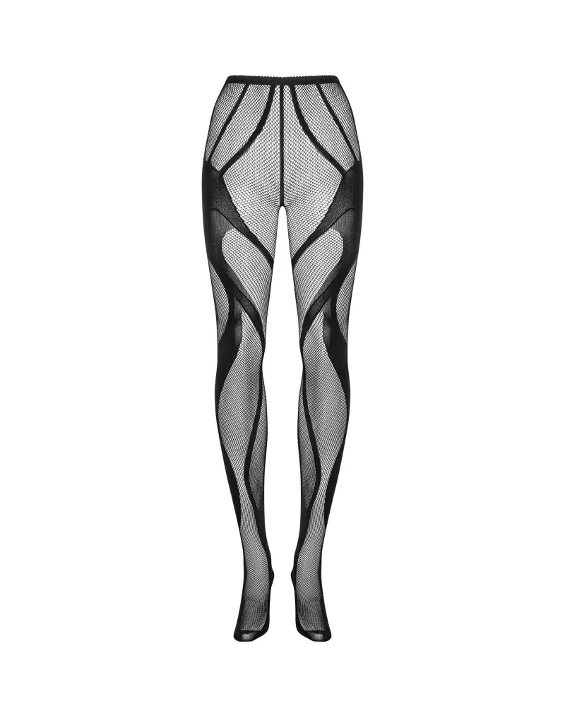 Obsessive S336 fekete nylon harisnya – elegáns és érzéki S/M/L